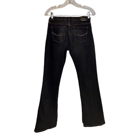 Collins jeans Y2K dark was low rise flair sz 28 - Picture 5 of 7